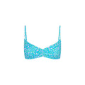 LORSEA  Gathered Mini Crop Bikini Top