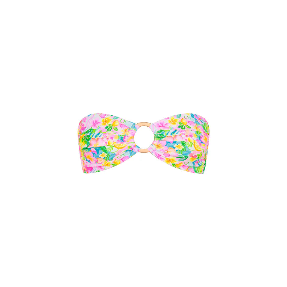 LORSEA Strapless Bandeau Bikini Top - Summer Daydreams
