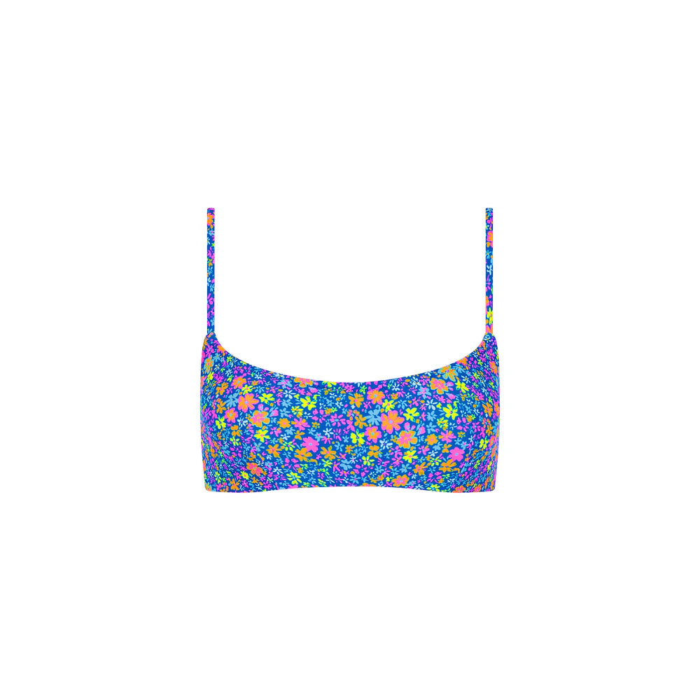 LORSEA  Invisible Underwire Crop Bikini Top